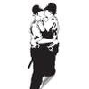 Banksy Police Kissing Street Art Wall Sticker, Vinyl Decal, 76 x 165 cm view 2