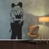 Banksy Police Kissing Street Art Wall Sticker, Vinyl Decal, 76 x 165 cm view 4