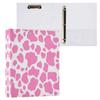 JUMBEAR 3-Ring Binder for Letter-Size Paper (11 x 8.5 in), Pink Cow Pattern view 1