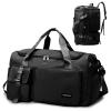 Suweir 42L Sports Duffel Bag with Shoe & Wet Compartments, Convertible Backpack view 1