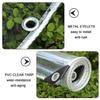 Transparent PVC Tarp with Eyelets, 150 × 190 cm view 3
