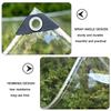 Transparent PVC Tarp with Eyelets, 150 × 190 cm view 4