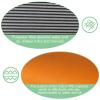Luoweisi Black and White Striped Kitchen Mats, Non-Slip, Water-Absorbent, Stain-Resistant, 40 x 75 cm + 40 x 150 cm view 3