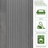 Luoweisi Black and White Striped Kitchen Mats, Non-Slip, Water-Absorbent, Stain-Resistant, 40 x 75 cm + 40 x 150 cm view 4