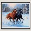 Black and Brown Horses 8,000-Piece Wooden Puzzle for Adults and Families view 3