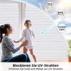 DARUITE Frosted Privacy Window Film, Stripe Pattern, Static Cling, 30 x 200 cm view 2