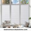 DARUITE Frosted Privacy Window Film, Stripe Pattern, Static Cling, 30 x 200 cm view 3