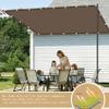 Waterproof Sun Shade Sail, 1.7 x 2.8 m, Brown view 3