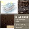 Waterproof Sun Shade Sail, 1.7 x 2.8 m, Brown view 4