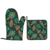Bell Pattern Oven Mitt and Pot Holder Set view 1