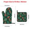 Bell Pattern Oven Mitt and Pot Holder Set view 2