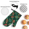 Bell Pattern Oven Mitt and Pot Holder Set view 3