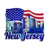 New Jersey USA Refrigerator Magnet, Travel Souvenir, 3D Sticker, Craft Collection view 2