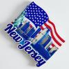 New Jersey USA Refrigerator Magnet, Travel Souvenir, 3D Sticker, Craft Collection view 3
