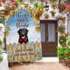 Ganshan Bi Golden Retriever Sunflower House Flag, Personalized, "Welcome to Dog's House," Double-Sided, Style 2 view 2