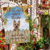 Ganshan Bi Golden Retriever Sunflower House Flag, Personalized, "Welcome to Dog's House," Double-Sided, Style 2 view 3