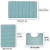 ZSZOOBFD 3-Piece Microfiber Bathroom Mat Set view 2