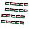 KITANDOVE 20-Pack Small Palestine Hand Flags, National Waving Flags for Sports Events view 1