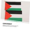 KITANDOVE 20-Pack Small Palestine Hand Flags, National Waving Flags for Sports Events view 2