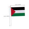 KITANDOVE 20-Pack Small Palestine Hand Flags, National Waving Flags for Sports Events view 4