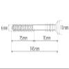 WKSS Adjusting, Spacer and Distance Screws – 6 x 145 mm view 2