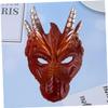 Abaodam Halloween Party Dragon Costume Mask, 1 Pc, PU Foam, Red view 2