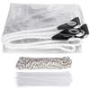 Transparent PVC Tarp, 3 x 4 m, 0.35 mm Thick, Waterproof view 1