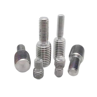 Aqxypas 5-Piece 304 Stainless Steel Male-to-Male Thread Adapters, M6x15 to M8x15