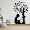 SHELOG Books Reading Library Wall Decal, Book Quote Vinyl Sticker view 1