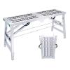 Multi-Purpose Folding Scaffold, Height-Adjustable Work Platform, 200 cm view 1