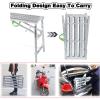 Multi-Purpose Folding Scaffold, Height-Adjustable Work Platform, 200 cm view 4