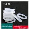 10-Piece White Food-Grade Silicone O-Ring Set, OD 54 mm, CS 4 mm view 3