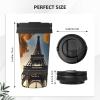 Eiffel Tower Paris Print, 500 ml Insulated Travel Mug with Lid view 4