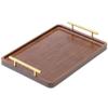 Lpitoy Wooden Serving Tray with Handles view 1