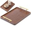 Lpitoy Wooden Serving Tray with Handles view 3