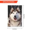 Huskies Garden Flag, 30.5 x 45.7 cm, Double-Sided Welcome Flag view 3
