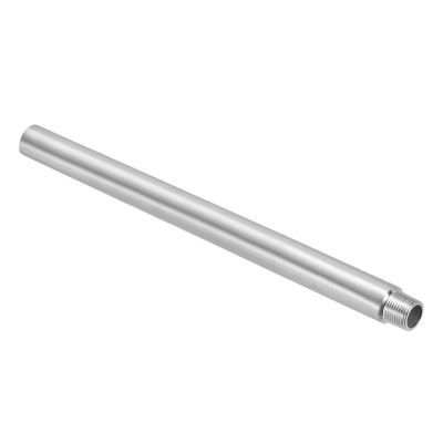 PATIKIL 1-Piece 304 Stainless Steel Straight Connector, G3/8" Male to G3/8" Female, 300 x 21 mm