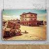 SDOTPMT 7.2 x 4.9 ft Old Western Cowboy Town Photography Backdrop view 3