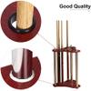 Freestanding White Wooden Pool Cue Rack for 12 Cues view 3