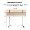 XAoSCd Outdoor Ballet Barre for Adults, Freestanding, Adjustable, Portable, 1.5 m, Black view 2