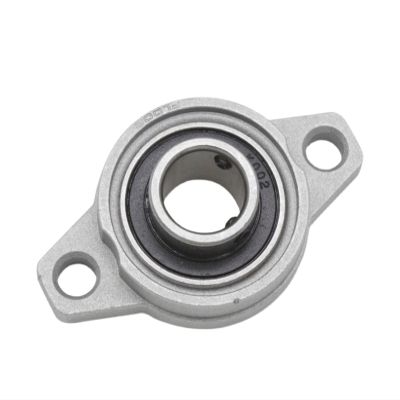 Bimetal-Sealed Shielded Miniature Deep-Groove Ball Bearing, 1 pc, 8/10/12/15/17 mm Bore, Zinc Alloy Pillow Block Flange Bearing (KFL000-10 mm)