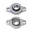 Bimetal-Sealed Shielded Miniature Deep-Groove Ball Bearing, 1 pc, 8/10/12/15/17 mm Bore, Zinc Alloy Pillow Block Flange Bearing (KFL000-10 mm) view 2