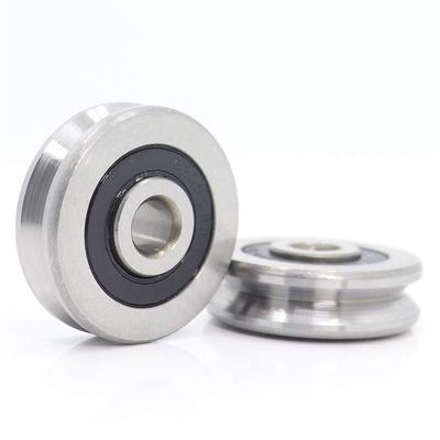 2-Piece Sealed V-Groove Ball Bearings, 8 x 37 x 11 x 3, 8 x 40 x 14, 8 x 42 x 14 mm