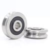 2-Piece Sealed V-Groove Ball Bearings, 8 x 37 x 11 x 3, 8 x 40 x 14, 8 x 42 x 14 mm view 1