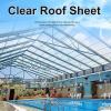 FRP Corrugated Roofing Sheets, Transparent, 2 mm, 12-Pack view 2
