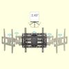 CAFIEDR TV Stand, Cold-Rolled Steel, Adjustable, 45 kg Load Capacity view 3