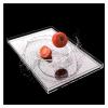 Creative Tray for Cosmetic Photography, Acrylic Display Case, Photo Props, Transparent Flat Water Tank, Clear, 80 x 80 x 6 cm view 1