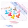 NUOBESTY 80-Piece Set of Colorful Metal Clips with Rounded Tips view 3