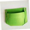 BESPORTBLE 2-Piece Felt Wall-Hanging Plant Bags, Green view 3