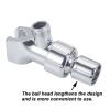 LXHJB Universal Adjustable Showerhead Holder, Silver view 3